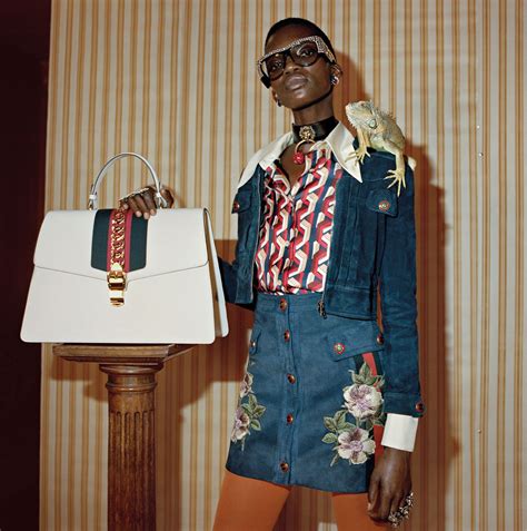 Gucci All Black Model Campaign 